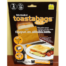 Teflon Bread Heating Bag, Reusable Sandwich bag